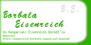 borbala eisenreich business card